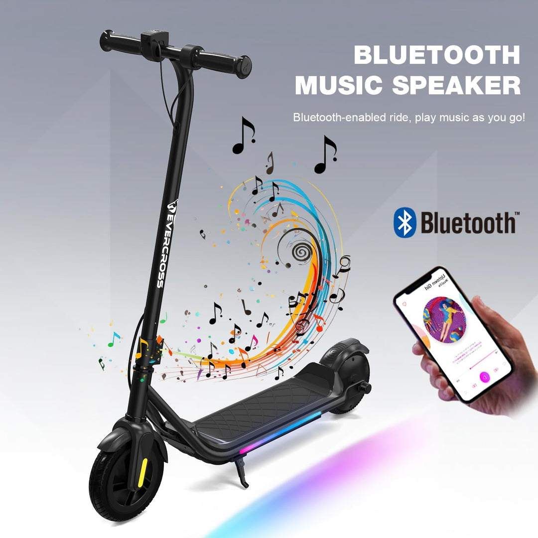 EVERCROSS E6 Elektroroller für Kinder, 7" Leichter E-Scooter für 6-12 Jahre, Elektroscooter mit Eine