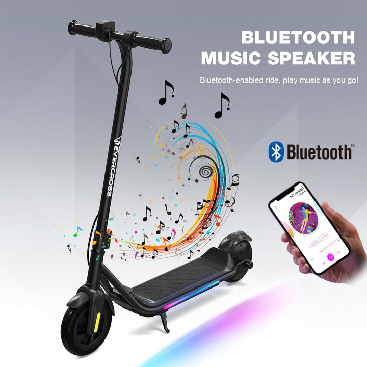 EVERCROSS E6 Elektroroller für Kinder, 7" Leichter E-Scooter für 6-12 Jahre, Elektroscooter mit Eine