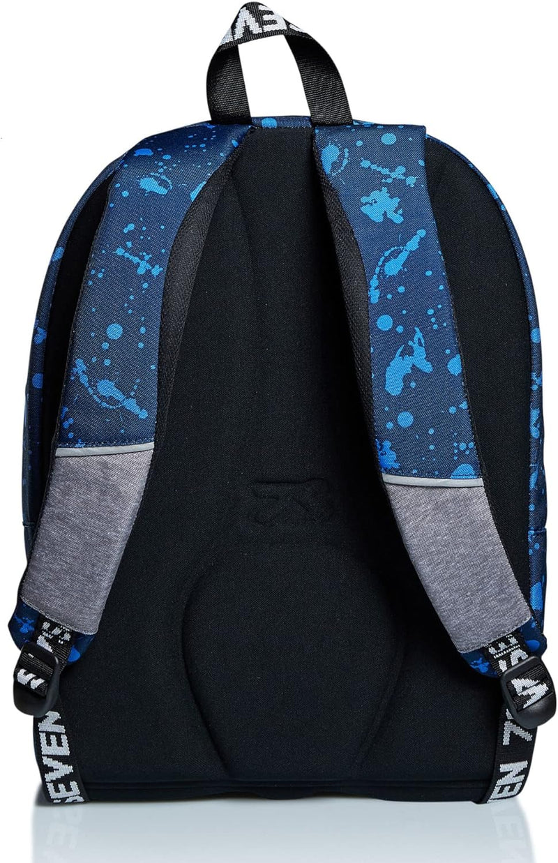 RUCKSACK OUTSIZE SEVEN STREET PLAYER Backpack für Schule, Uni & Freizeit, Geräumige Schultasche für