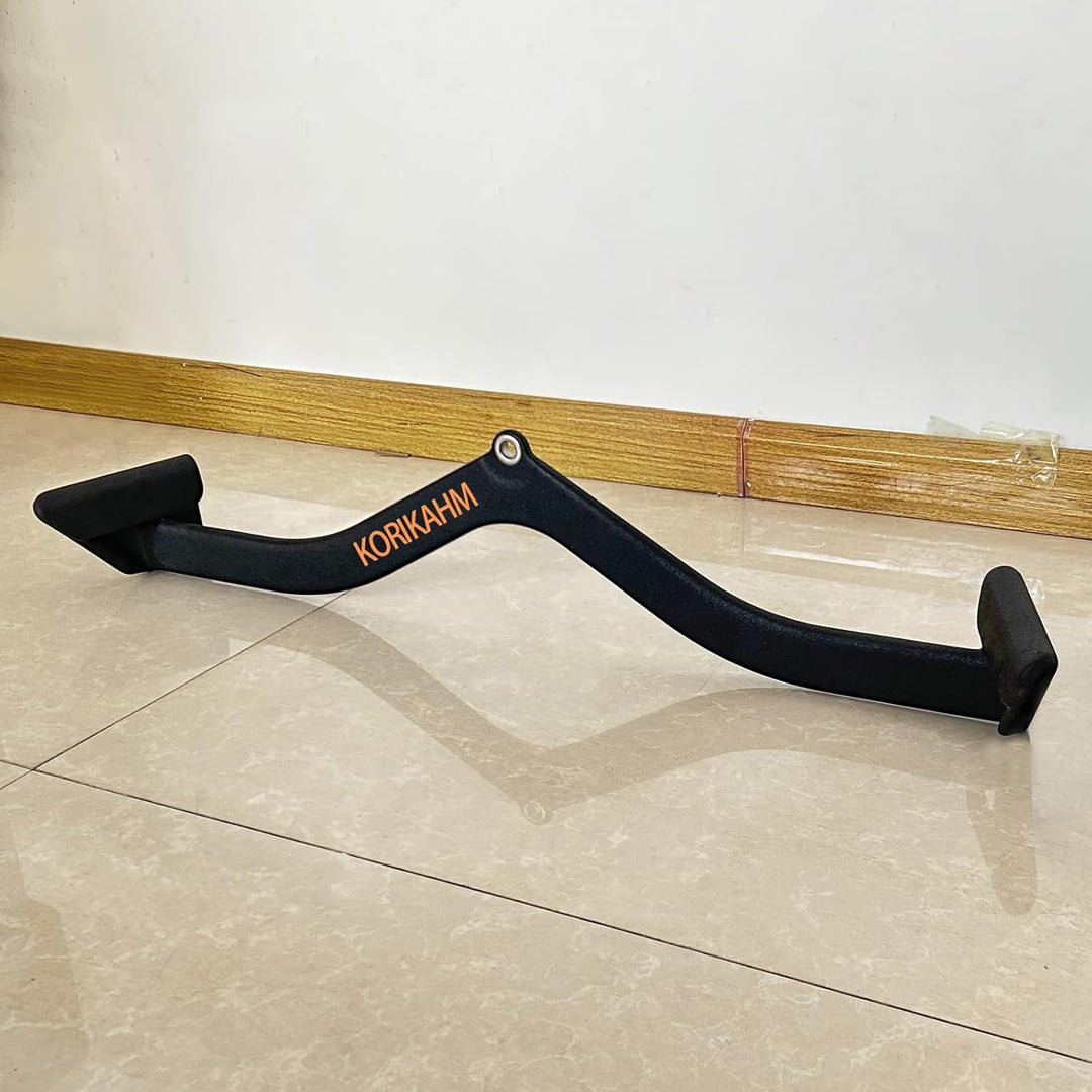 Ergonomic Design Lat Pull down Bar Grip Handle, Lat Pulldown Attachments, Strength Trainer for Athle