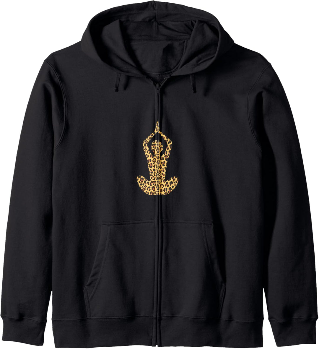 Yoga mit Leopardenmuster Kapuzenjacke