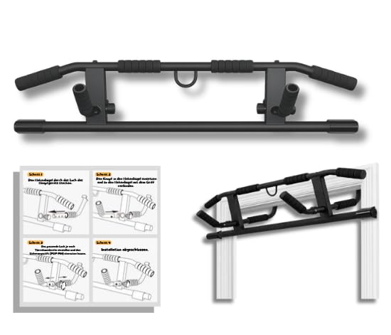 Klimmzugstange Türrahmen, Calisthenics Pull Up Bar mit vielfältigen Griffmöglichkeiten, Mit gutem De