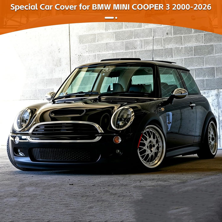 Autoabdeckung Indoor für BMW MINI Cooper 3 2000-2026, Elastisches Innenbereich Auto Abdeckplane Auto