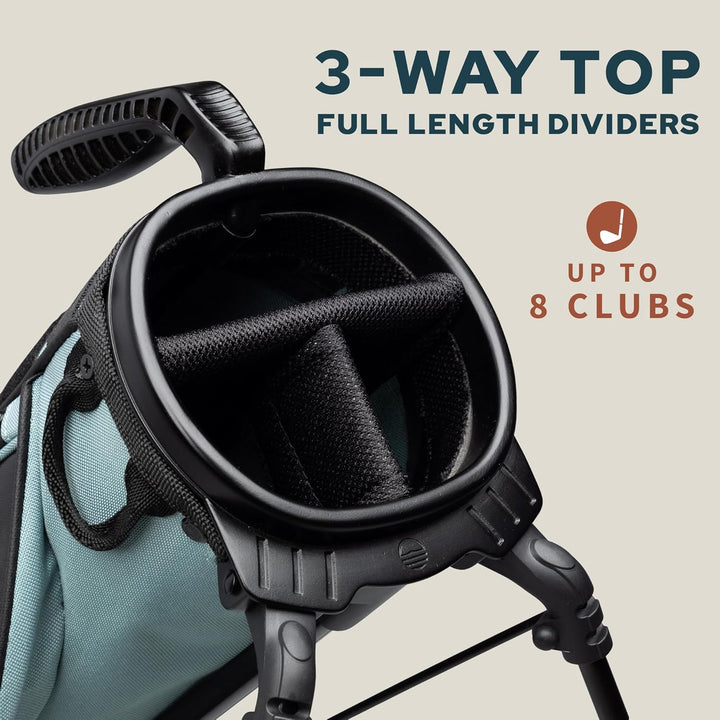 Sunday Golf Loma XL Tasche – Leichte Tasche mit Gurt und Ständer – Einfach zu tragende Pitch n Putt