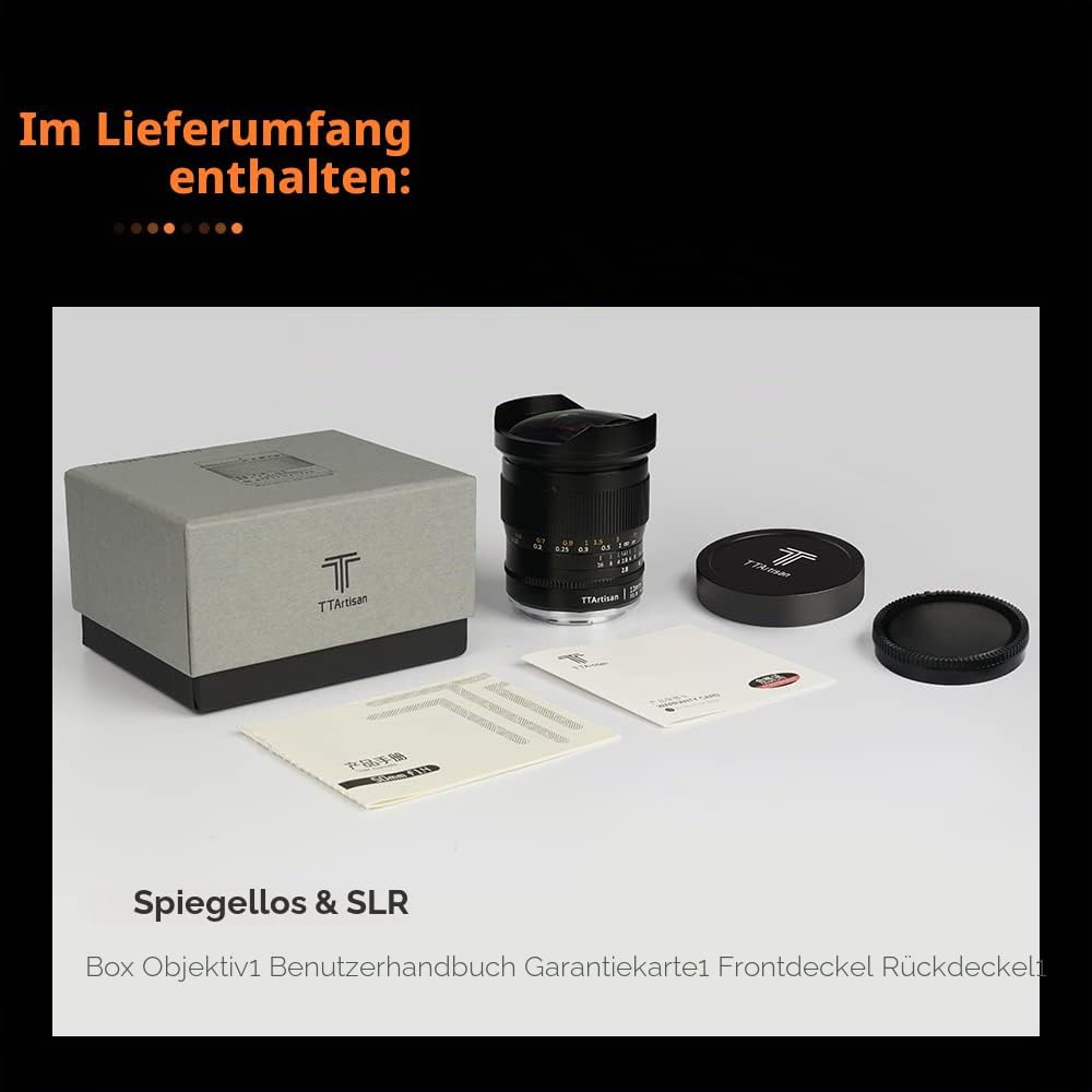 TTArtisan 11mm F2.8 Full Fame Ultra-Wide Fisheye Camera Lens Manual Focus Camera Lens for Sony-E Mou