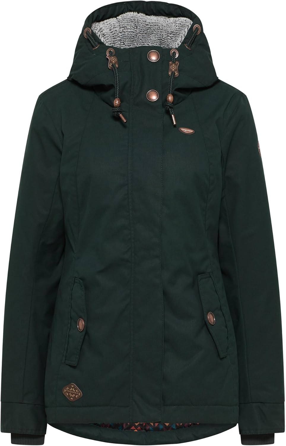 Ragwear MONADE Damen Jacke XS Dark Green 2321_5021, XS Dark Green 2321_5021