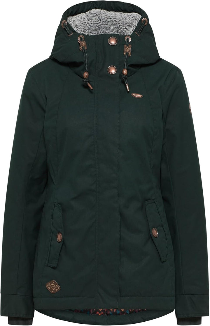 Ragwear MONADE Damen Jacke XS Dark Green 2321_5021, XS Dark Green 2321_5021