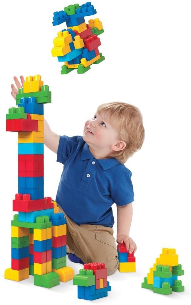 Mattel Mega Bloks First Builders Bausteinebeutel Large 80 Teile