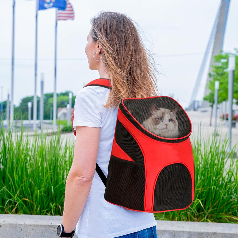 PETCUTE Haustier Träger Rucksack Hunde rucksäcke für kleine Hund und Katzen Belüfteten Design Hunde