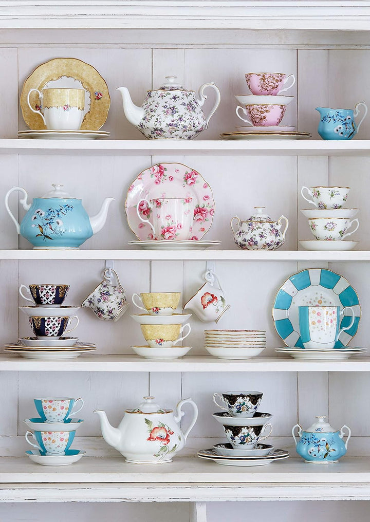 100 Years by Royal Albert 1970 Tasse mit Mohnblumenmotiv, Weiss, 0,4 l 14.1 oz, 14.1 oz