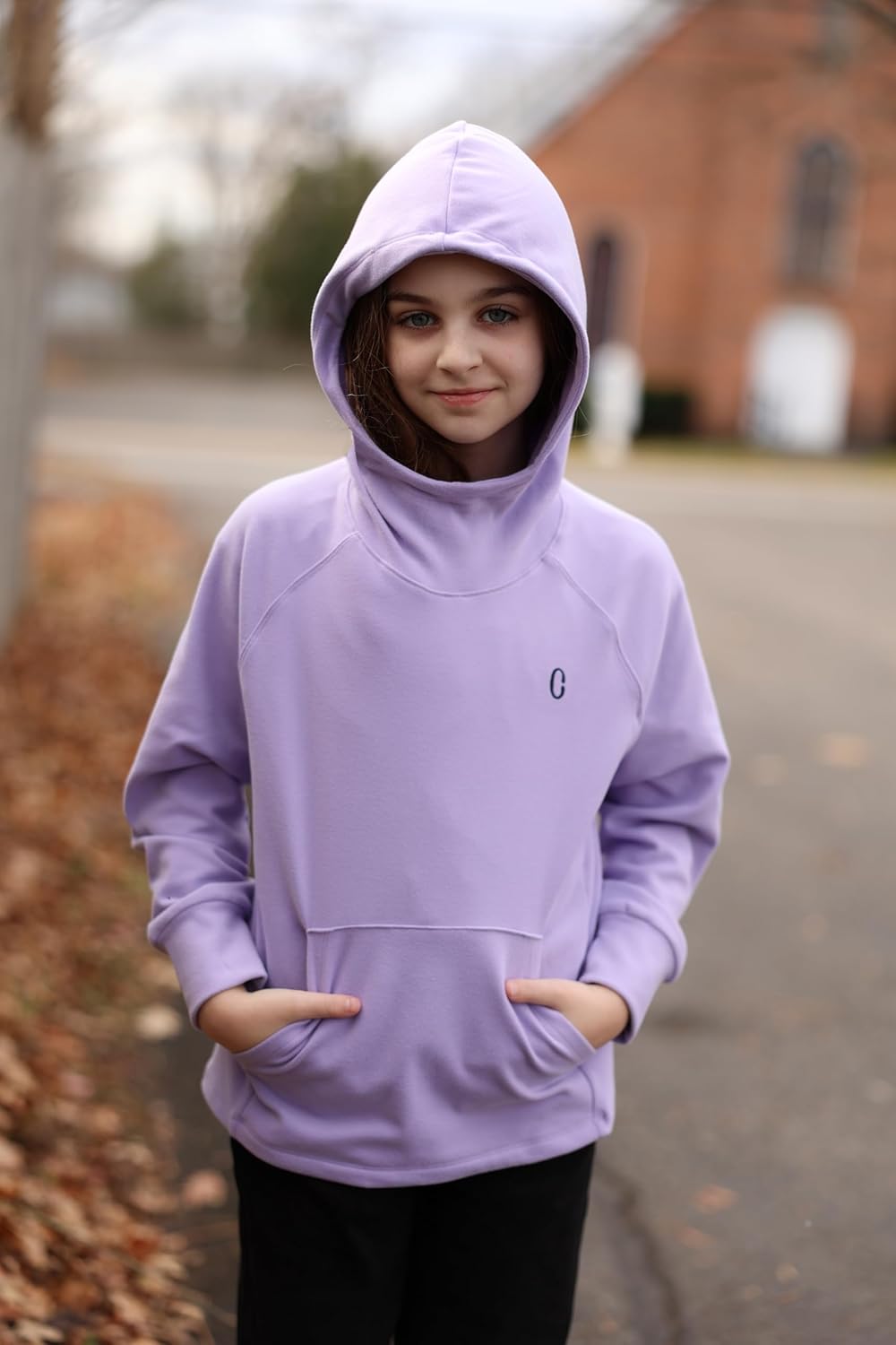 Rolanko Mädchen Hoodies Fleece Sweatshirts Langarm Gemütlicher Leichter Kapuzenpullover Oberteile mi