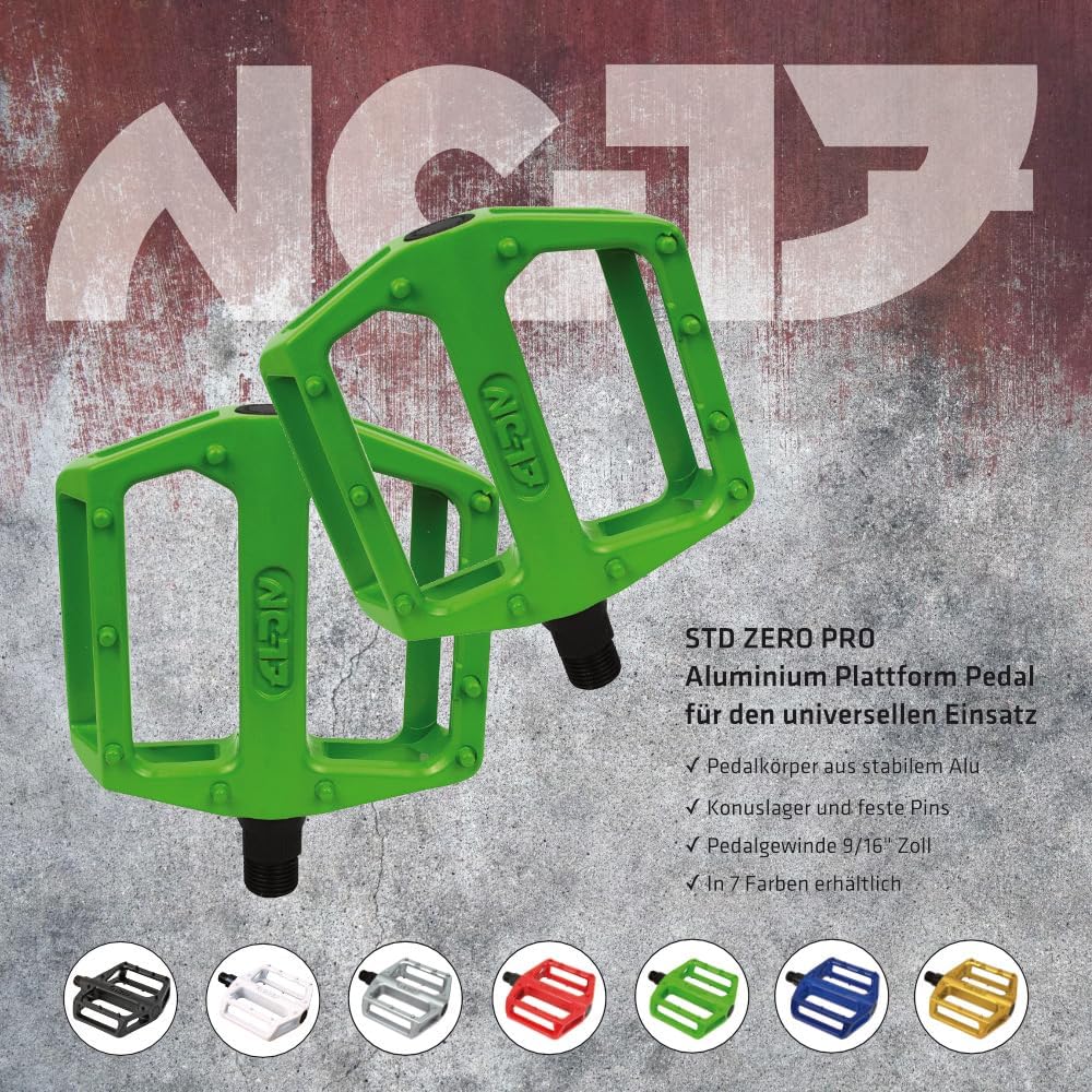 NC-17 STD Zero Pro Aluminium Plattform Pedale / Fahrrad Pedale MTB / Mountainbike Pedal / BMX Pedal