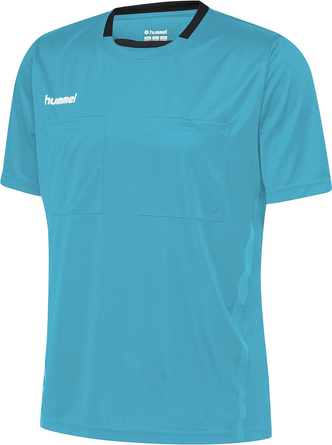 hummel Referee F3648 Schiedsrichter-Trikot, kurzärmelig Scuba Blue L, Scuba Blue L