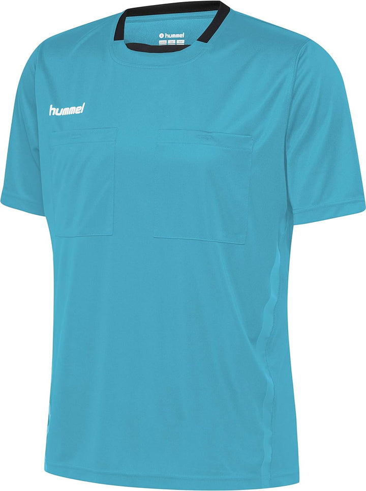 hummel Referee F3648 Schiedsrichter-Trikot, kurzärmelig Scuba Blue L, Scuba Blue L