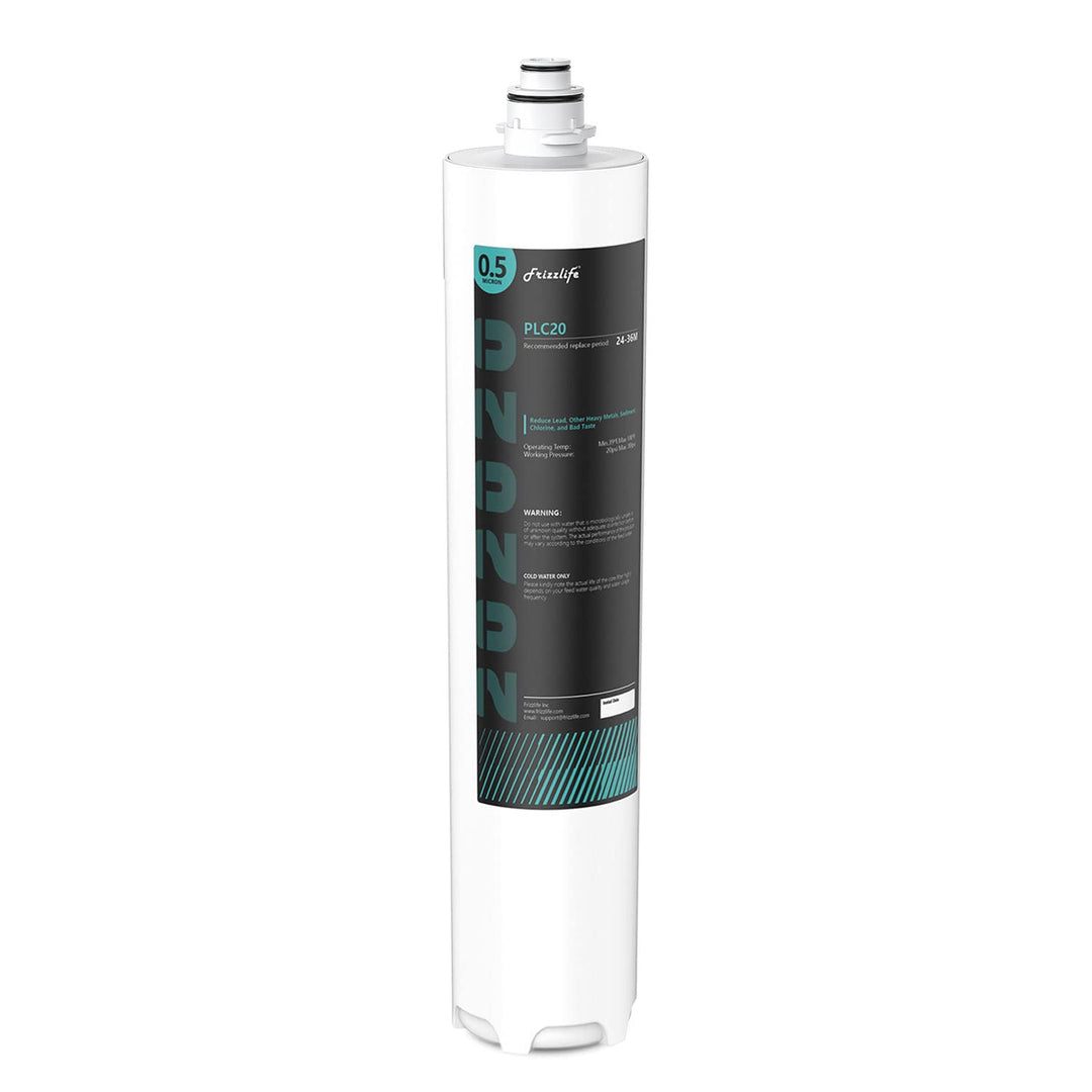 Frizzlife SW20-HF Ersatz-Gehäuseset mit PLC20-Filterkartusche innen – für SW20 und SW20F Wasserfilte