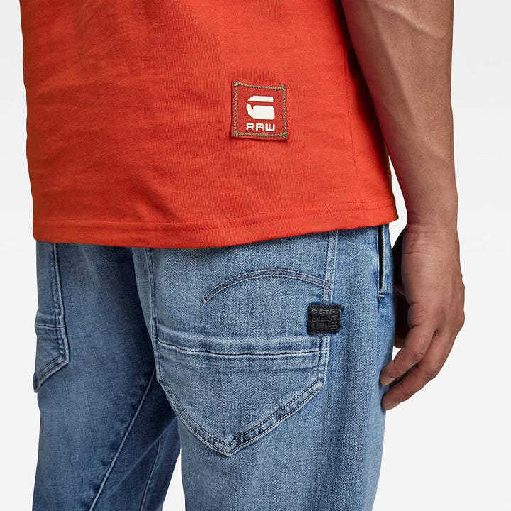 G-STAR Herren Premium Base R T T-Shirts L Rot (Acid Red D22722-c336-a911), L Rot (Acid Red D22722-c3