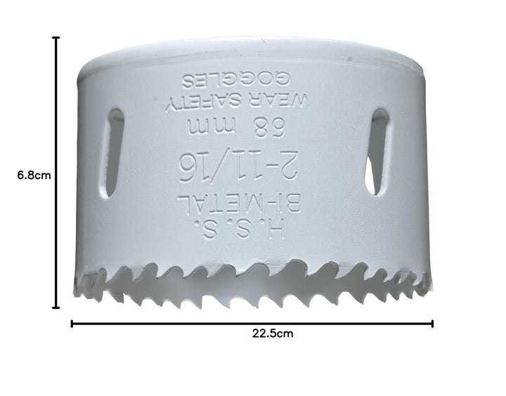 kwb 598210.0 Profi Bi-Metall Lochsäge-Set für Elektriker – 7-teilig, HSS-CO, Vario Zahnung, 8 % Coba