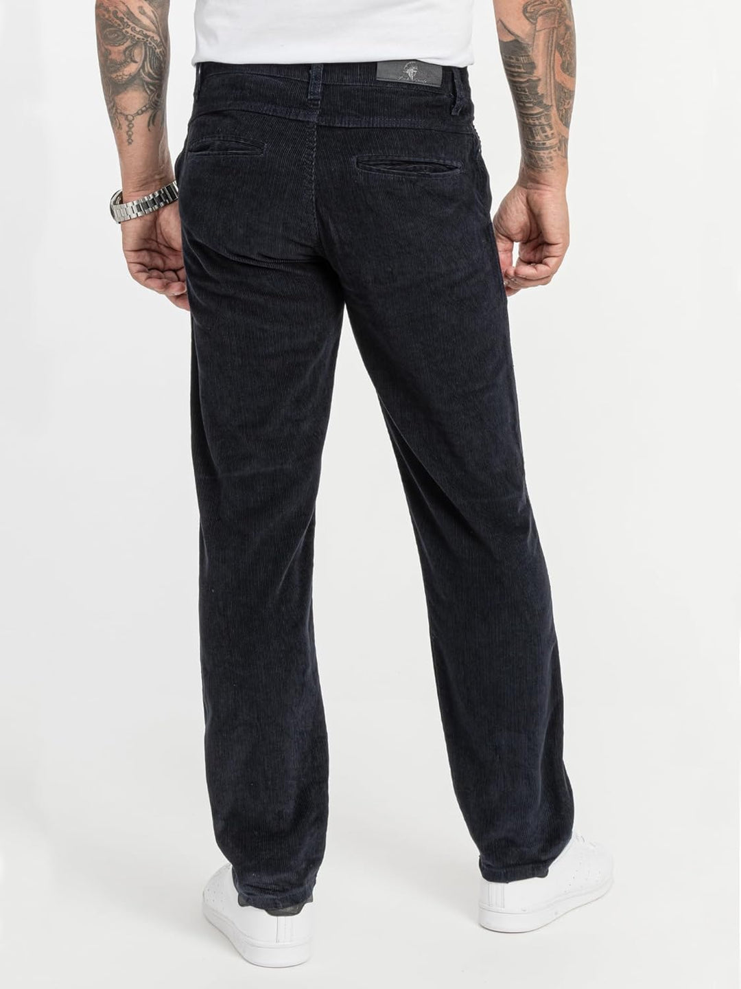 Rock Creek Herren Cord Hose Regular Fit Chino Hose RC-2156 29W / 30L Navy, 29W / 30L Navy