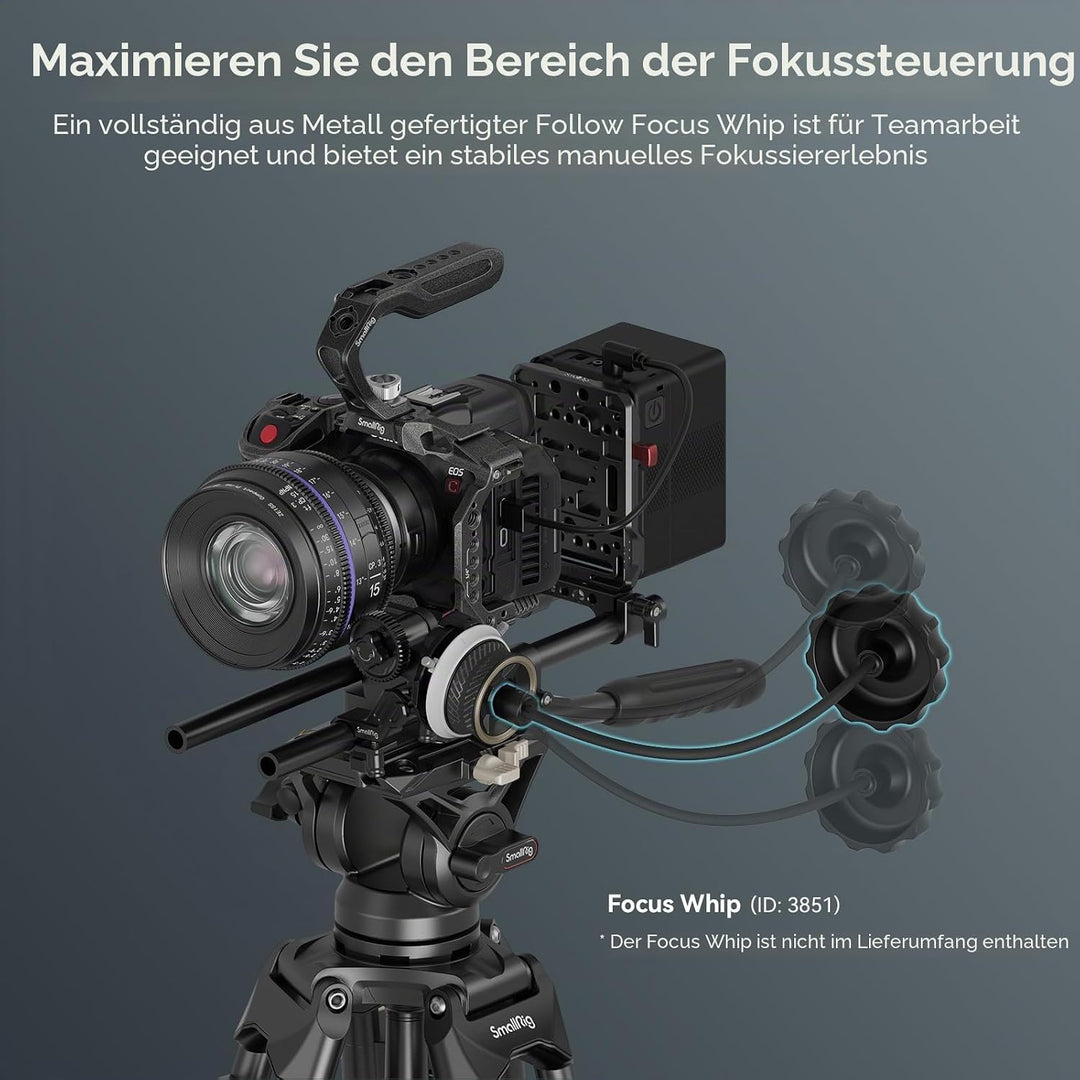 SMALLRIG Mini Follow Focus Objektiv-Zoomsteuerung für DSLRs/Spiegellose Kameras, für Sony A7 A9 A7 I
