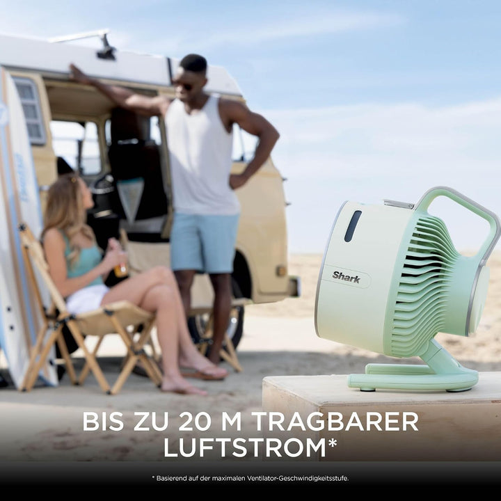 Shark FlexBreeze HydroGo Starker Ventilator mit Sprühnebel, Kühlung für drinnen &amp; draussen, leise &amp;