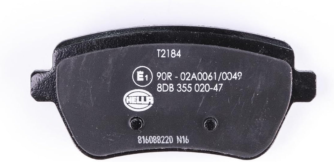HELLA PAGID 8DB 355 020-471 Bremsbelagsatz - T2184 - Dicke/Stärke: 18.8mm - Bremssystem: TRW - für V