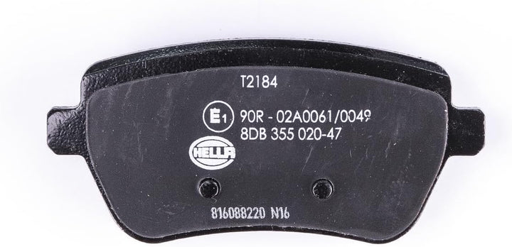 HELLA PAGID 8DB 355 020-471 Bremsbelagsatz - T2184 - Dicke/Stärke: 18.8mm - Bremssystem: TRW - für V