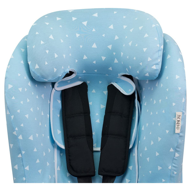 JYOKO KIDS Bezug kompatibel mit Axkid Minikid, Kidzone, Duofix, Rekid (Blue Sparkles) Axkid Minikid