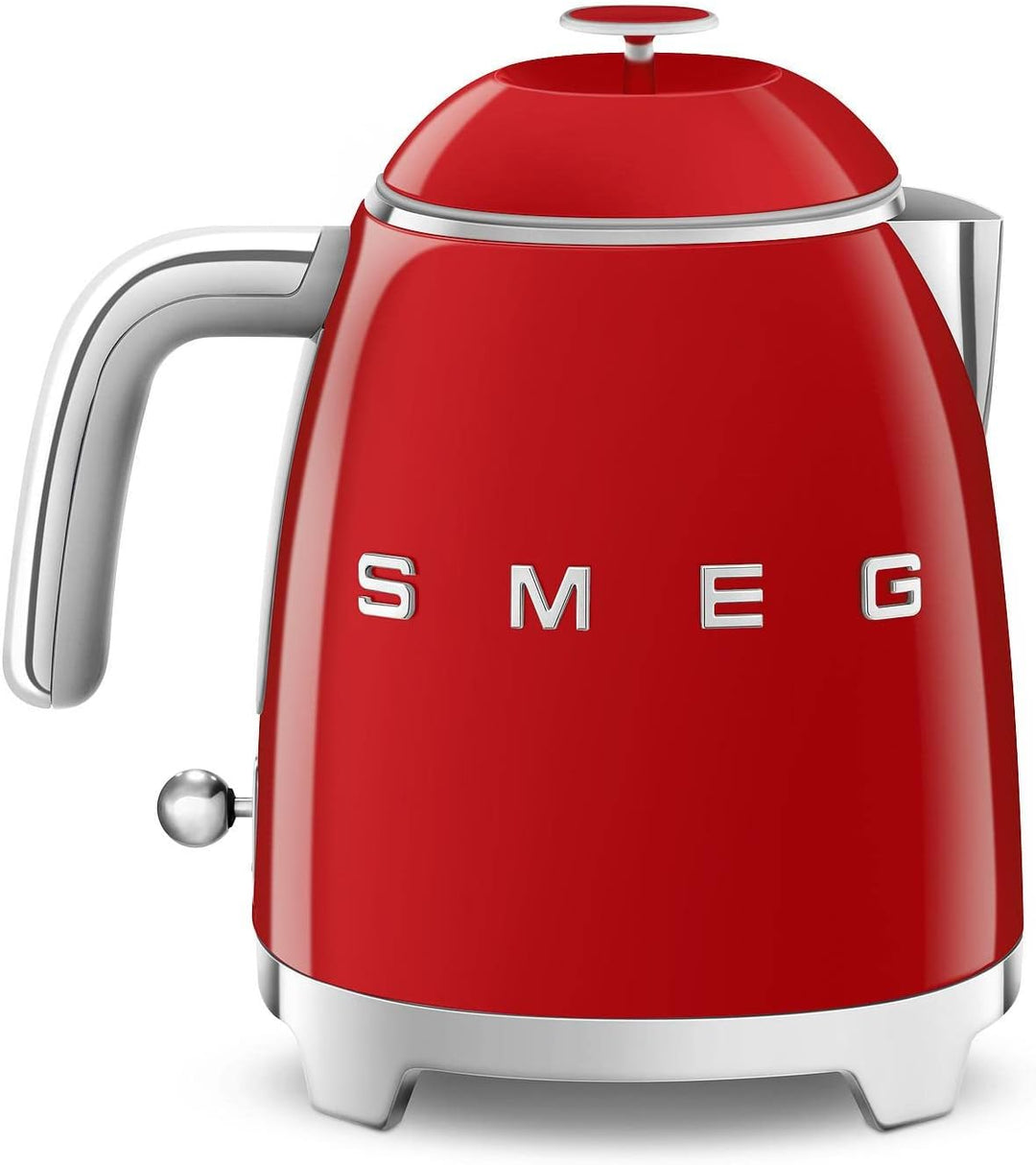 Smeg KLF05RDEU Mini Wasserkocher Rot 0.8 Liter Rot, 0.8 Liter Rot