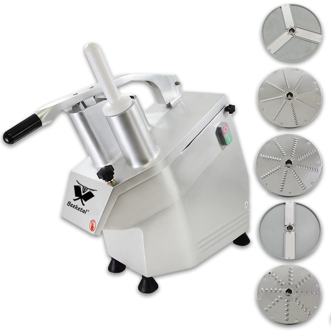 Beeketal 'GS750' Profi Gastro Gemüseschneider elektrisch (ca. 240kg/h Durchsatz), Gemüseschneidemasc