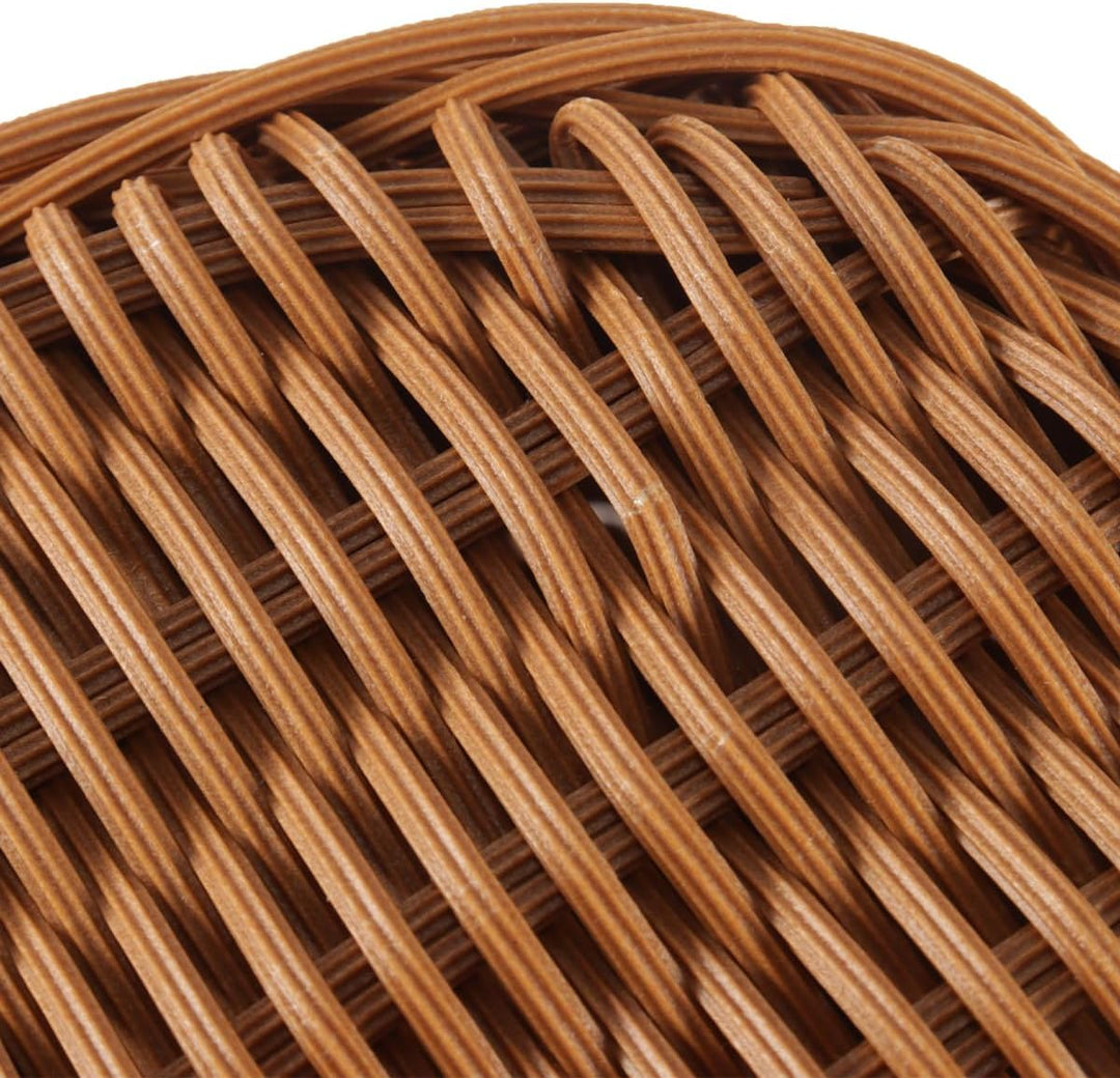 Rattan-Aufbewahrungskorb, Koffer, Rattan-Koffer, Picknickkorb mit kleinem Griff für Outdoor-Camping,