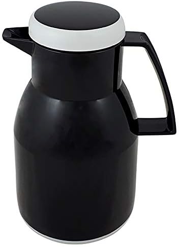 Helios 2744002 Kunststoff Isolierkanne Wash 1 L, schwarz, Schwarz