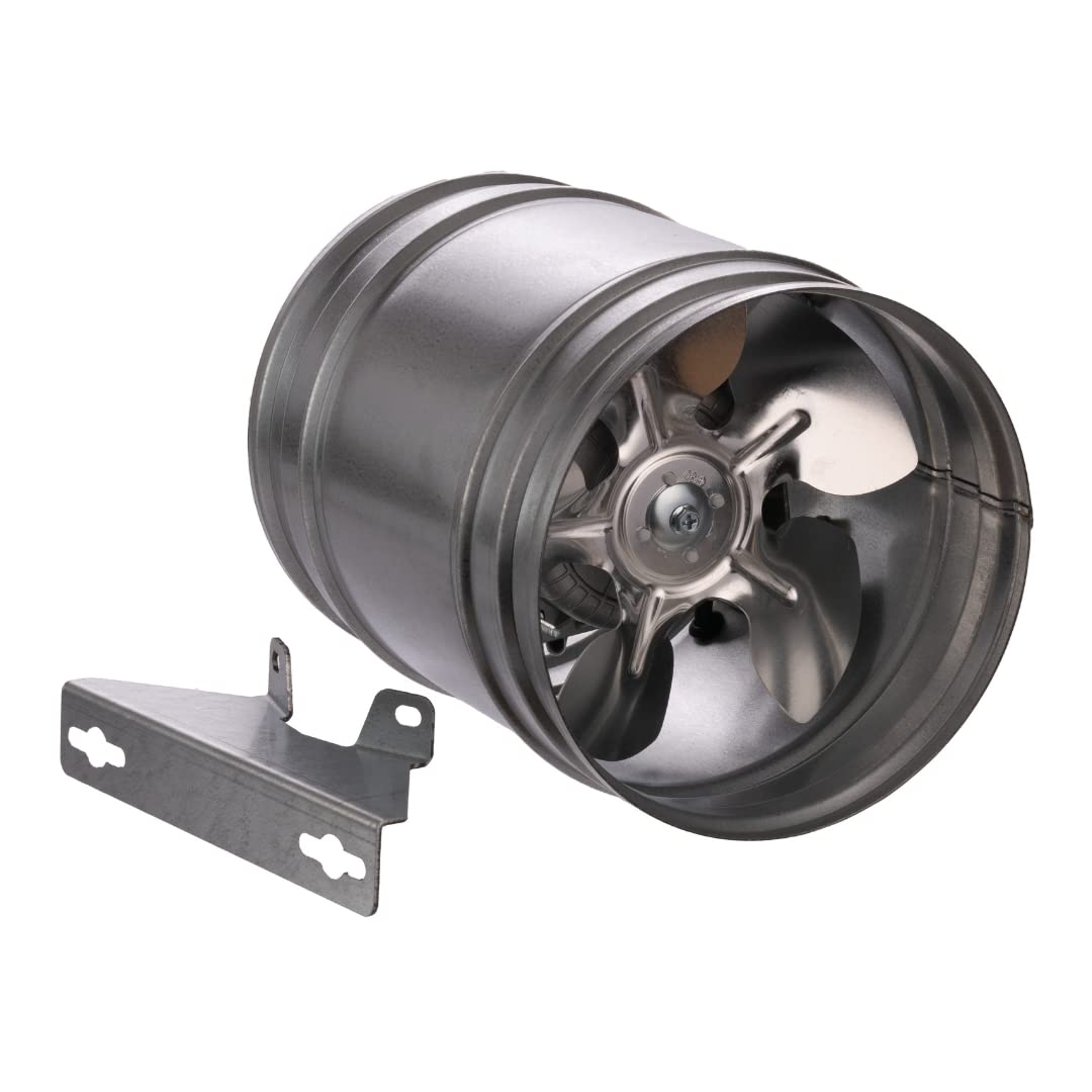 EUROPLAST Ø 160mm Axial Rohrlüfter Rohrventilator Axiallüfter Wickelfalzrohr Zuluft - Abluft Lüfter