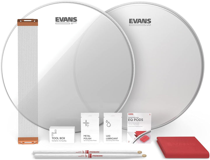 Evans 14” UV1 Snare Tune Up Kit Snare Tune Up Kit 14-Inch, Snare Tune Up Kit 14-Inch