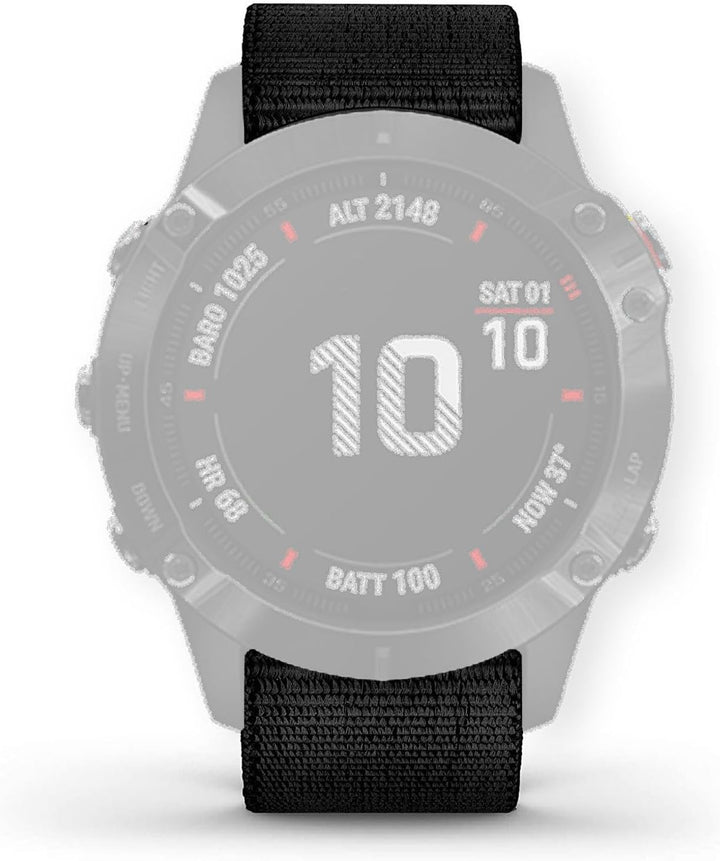 YOOSIDE 22mm Loop Nylon Armband für Garmin EPIX Pro 47mm / Fenix 6 / Fenix 5 / Fenix 7, Ultraleichte