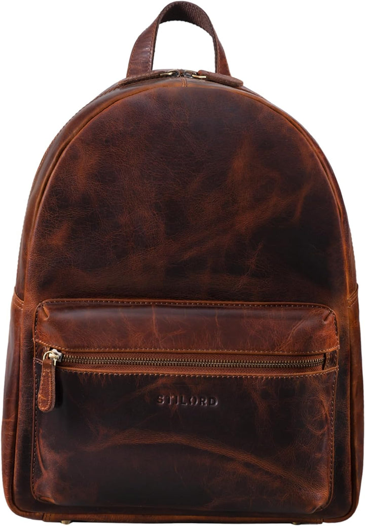 STILORD 'Flynn' Grosser Rucksack Leder XL Lederrucksack für Damen Herren Laptop Rucksack Reiserucksa