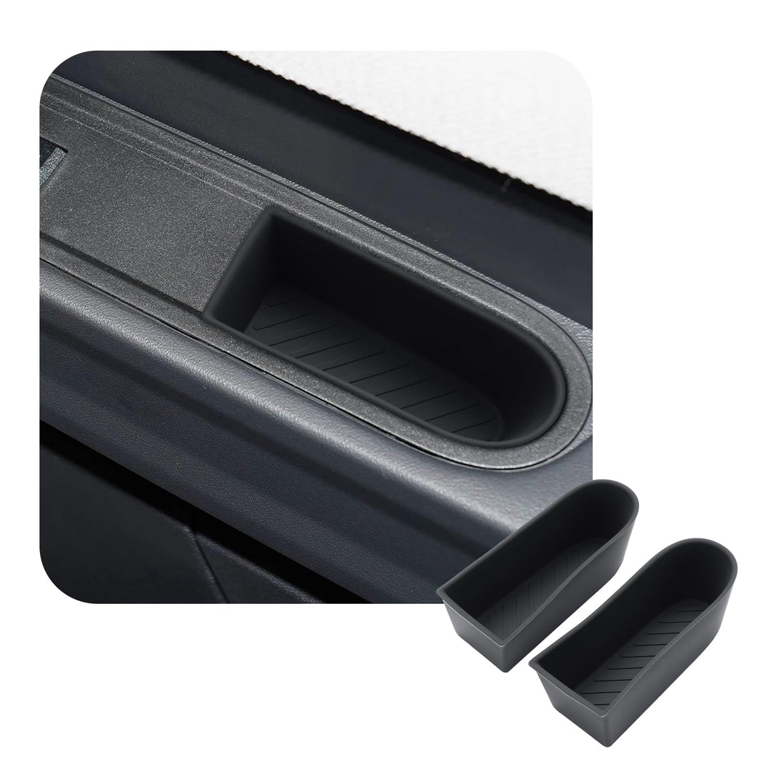 CDEFG Kompatibel mit Mini Cooper F65 F66 2024 2025 2026 Auto Aufbewahrungsbox Autotür Box Abdeckunge