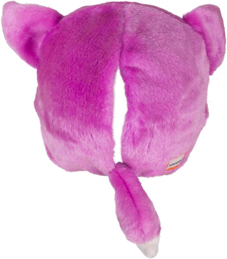 Hoxyheads Skihelm-Überzug mit Katzenmotiv, Rosa