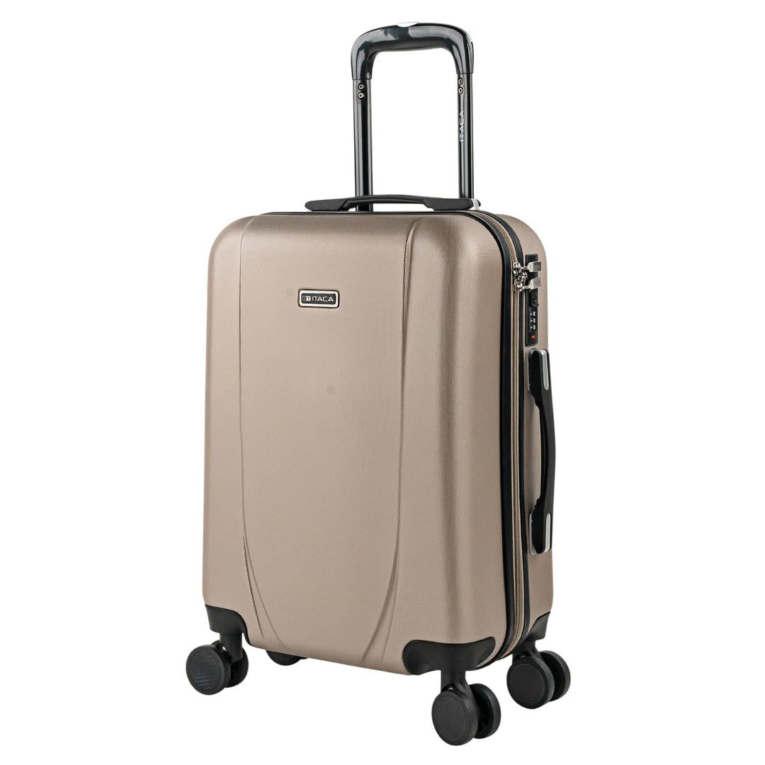 ITACA - Trolley handgepäck Cabin Trolley Koffer reisekoffer hartschalenkoffer mit zahlenschloss - Ka