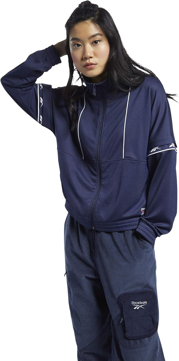 Reebok Damen Cl F Vector Tape Tracktop Weste XS Blau (Vecnav), XS Blau (Vecnav)