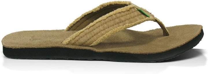 Sanuk Herren Fraid So Zehentrenner 51 EU Khaki, 49 EU Khaki