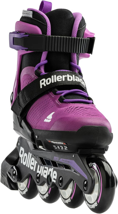 Rollerblade Herren Microblade Inline-Skates EU: 33-36.5 (UK: 1-4 / US: 2-5) PURPURN/SCHWARZ, EU: 33-