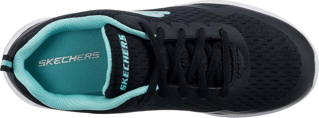 Skechers Mädchen MICROSPEC MAX Electric Jumps Sneaker, Black Mesh