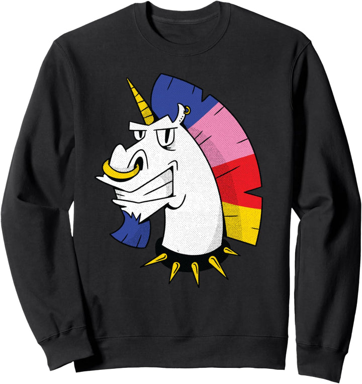 Heavy Metal Einhorn Sweatshirt