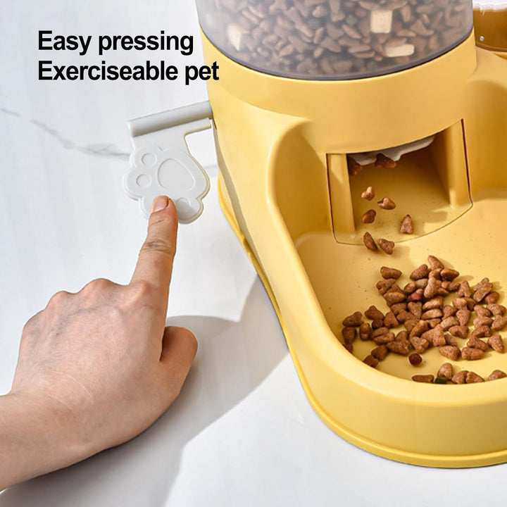 Automatische Futterspender für Hunde, 2-in-1, automatisches Futter- und Wasserspender-Set, grosse Öf
