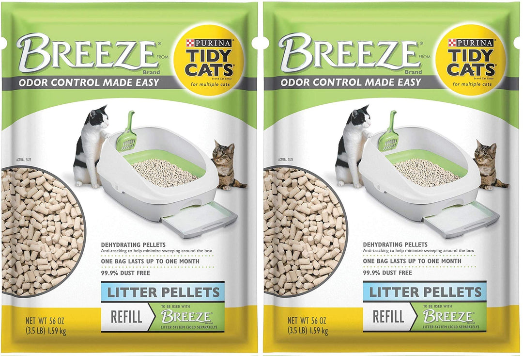 Purina Litter Tidy Cat Breeze Pellets, 1,6 kg, 2 Packungen, limitierte Auflage