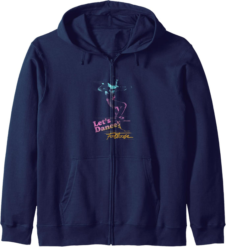 Footloose Let's Dance Neon Title Logo Kapuzenjacke