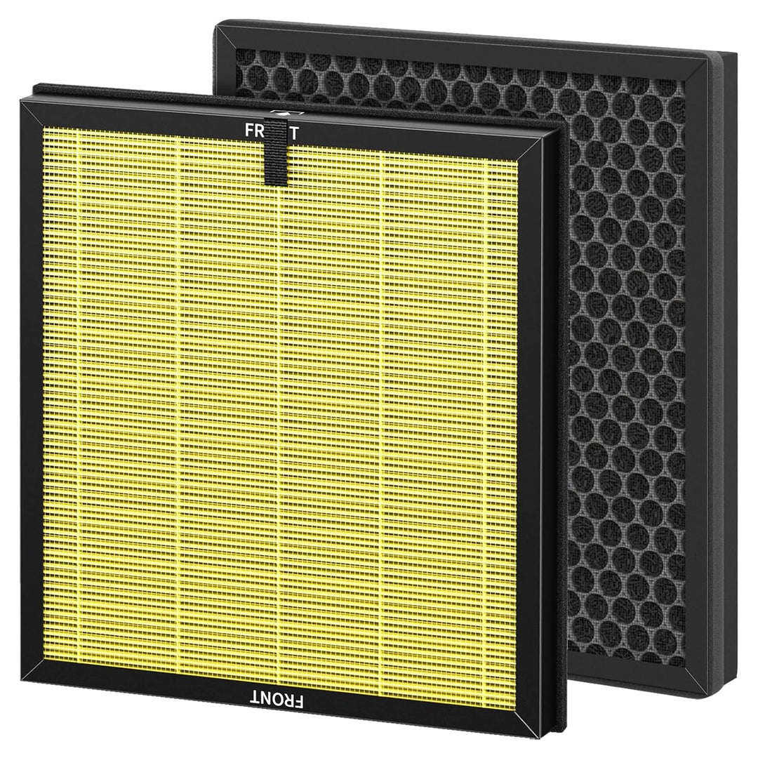 Ersatzfilter Kompatibel Dayette AP303 / AP304 Luftreiniger - 2 Stück 3-in-1 H14 True HEPA mit Hochef