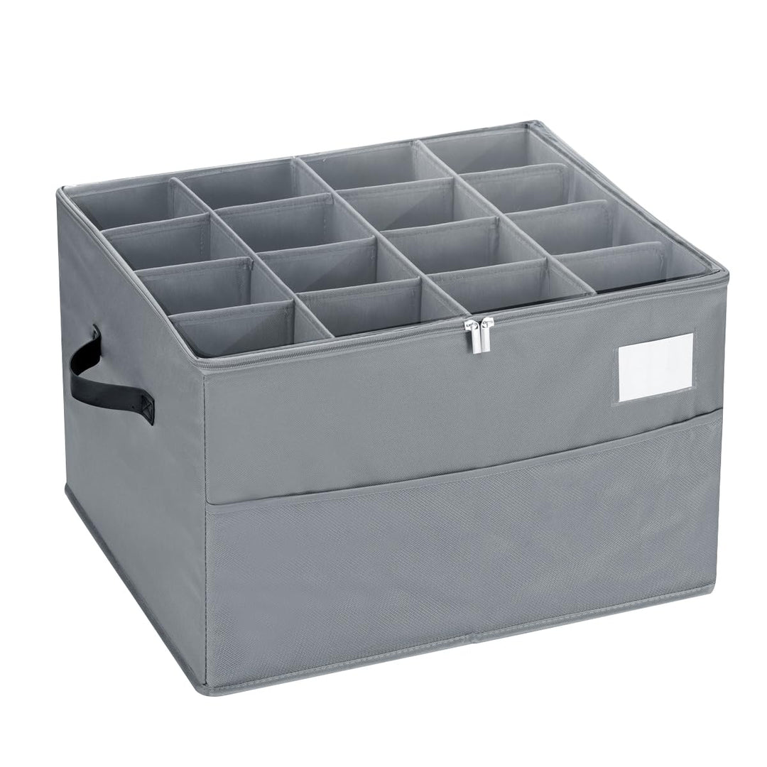 Schuhorganizer für Closet, Passt 16 Paare, grosse Schuhschrank, Schuhbox mit Durchsichtigem Deckel,