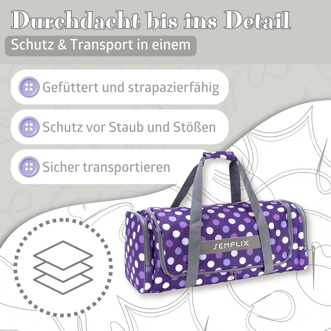 SEMPLIX Plottertasche, die optimale Aufbewahrungs- und Transport-Tasche für Hobby Plotter samt Zubeh