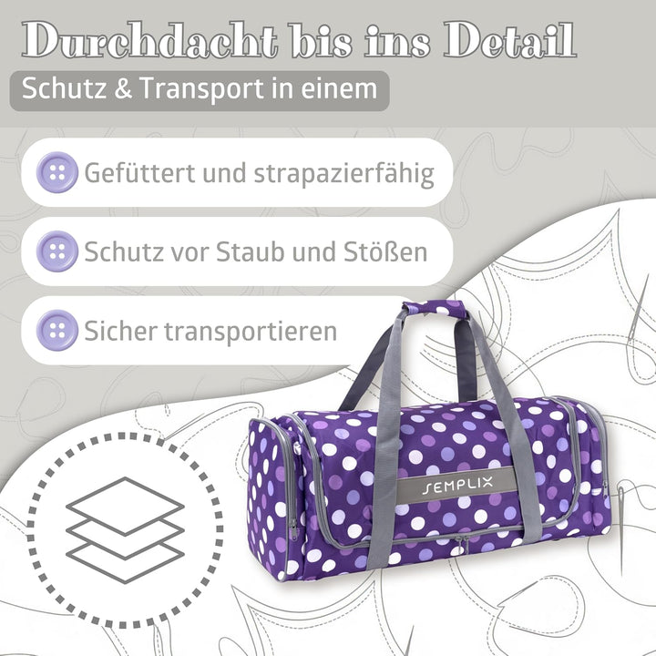 SEMPLIX Plottertasche, die optimale Aufbewahrungs- und Transport-Tasche für Hobby Plotter samt Zubeh